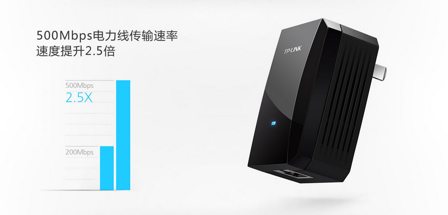【TP-LINK TL-PA500 電力貓 500M 單只 電力線適配器 IPTV 電力網卡】價格,廠家,圖片,筆記本CPU,廣州市白云區翔騰商品信息咨詢服務部-